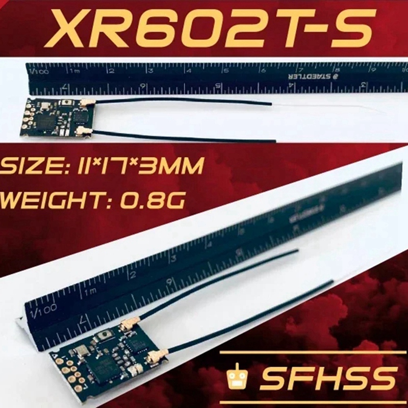 XR602T-S 2.4GHz 8チャンネル SFHSS S - Receiver Sbus 8Ch のレビューと価格
