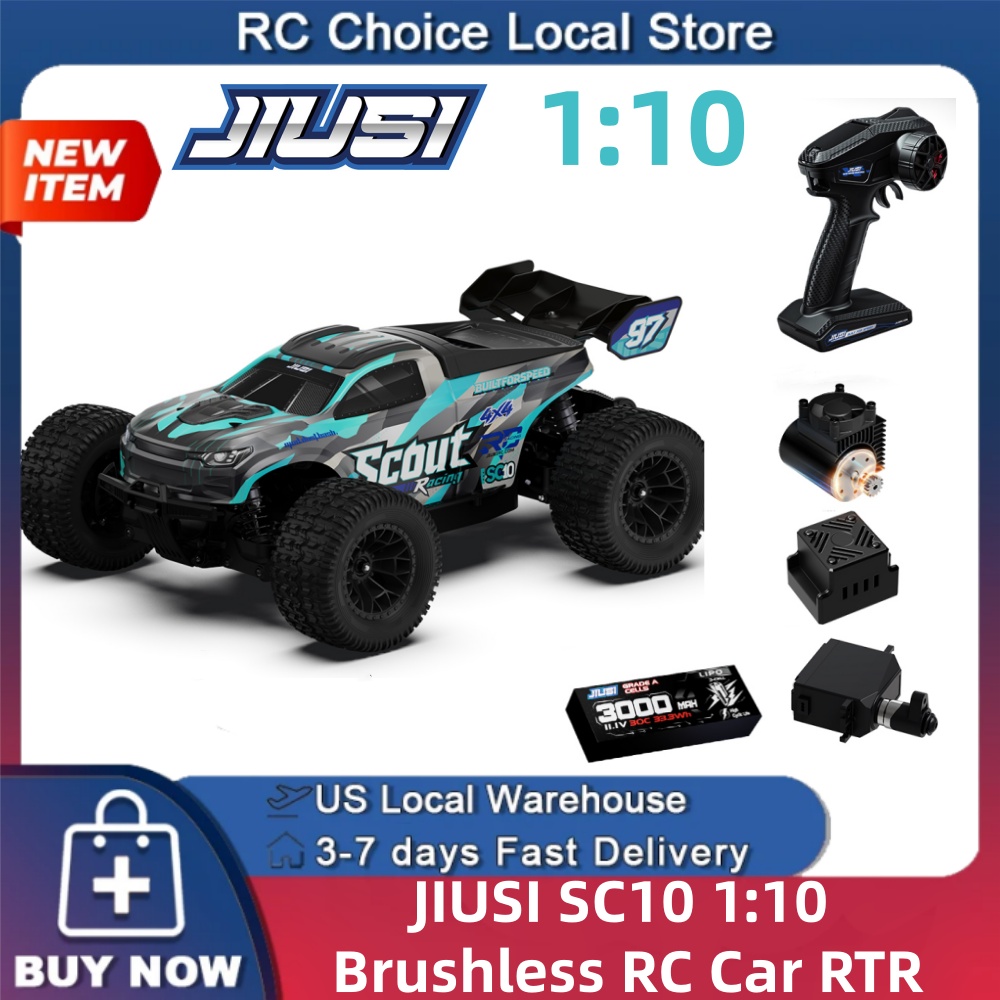 JIUSI SC10 1/10 ブラシレスRCカー RTR  - Rc Hobby Grade Truck のレビューと価格