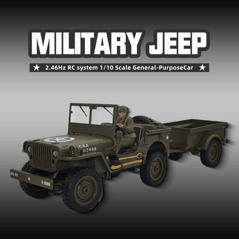 JJRC C8815 RCカー 1941年製ジープ・ウィリス - Rc Hobby Grade Truck のレビューと価格